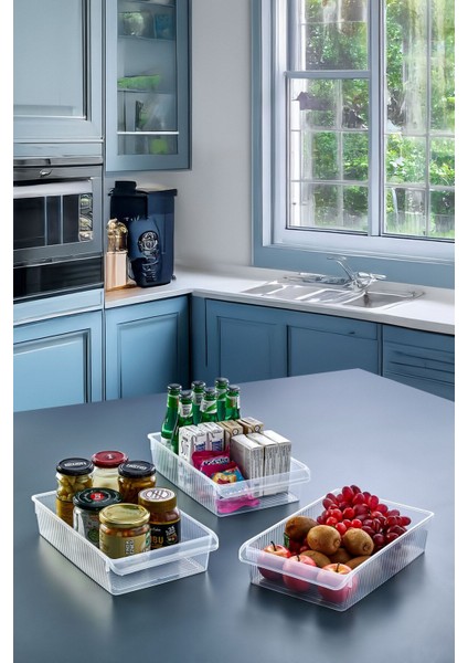 3 Adet Buzdolabı Düzenleyici 4 Litre