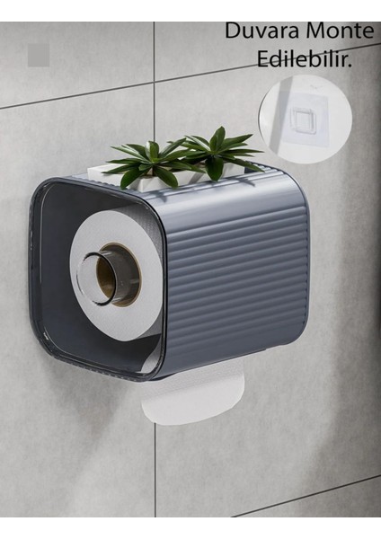 Yapışkan Askılı Tuvalet Kağıtlığı