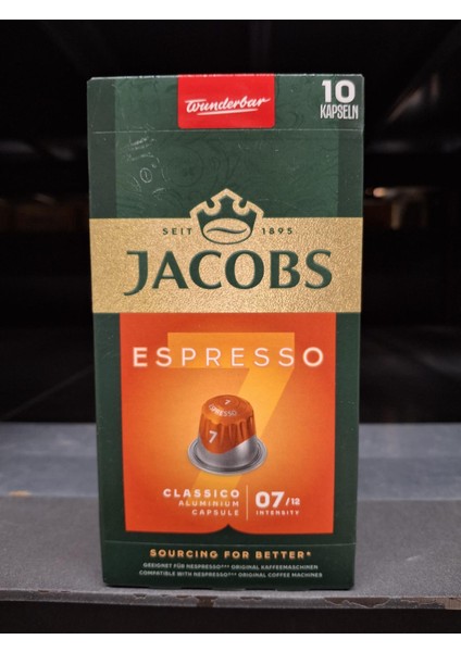 Espresso 7 Classico Nespresso Uyumlu Kapsül Kahve 10 Kapsül modelleri
