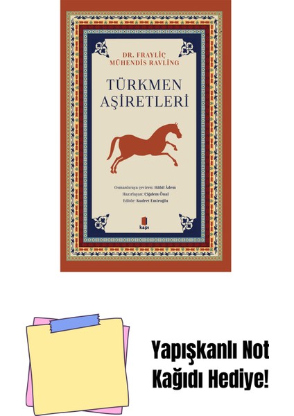 Türkmen Aşiretleri + Yapışkanlı Not Kağıdı