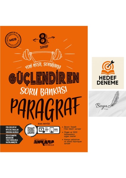 Ankara 8.sınıf Güçlendiren Paragraf Soru Bankası Hedef Deneme