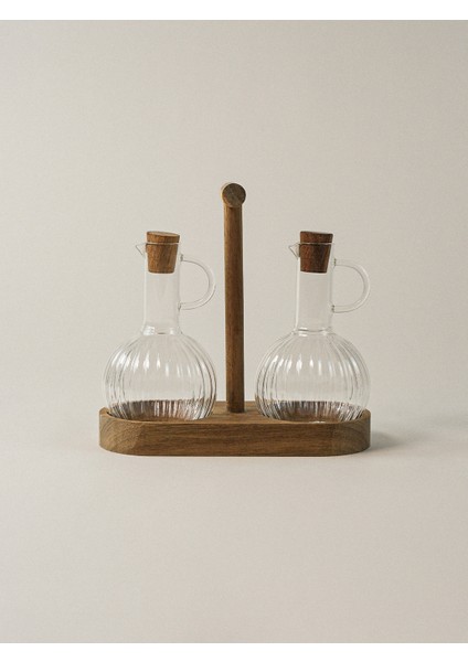 Carle Cam Akasya Yağdanlık Seti (300 Ml)