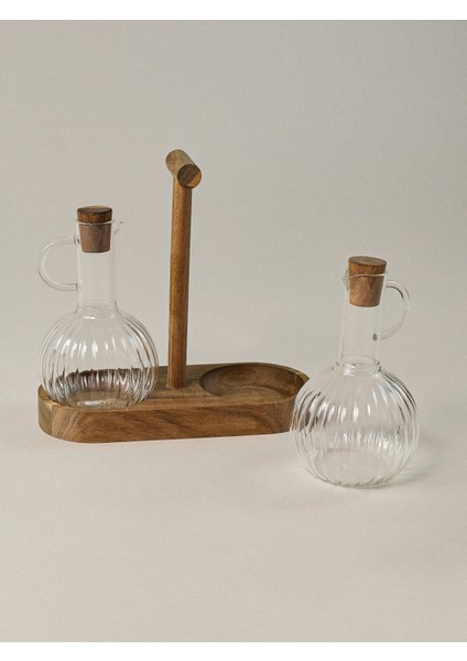 Carle Cam Akasya Yağdanlık Seti (300 Ml)