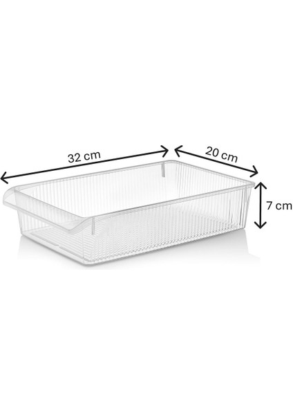 3 Boy Dolap Içi Düzenleyici Seti 8 Litre 6 Litre 4 Litre indirimleri