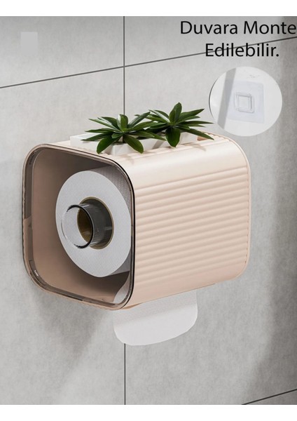 Yapışkan Askılı Tuvalet Kağıtlığı