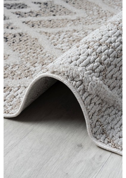 Bej Krem Modern Dokuma Halı Oturma Odası Salon Halısı modelleri