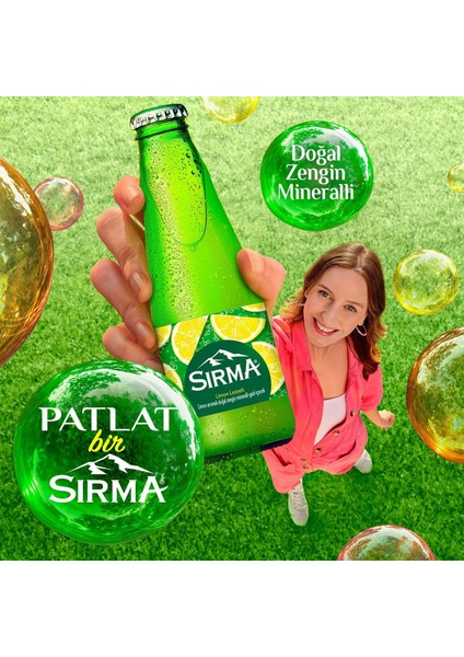 C Vitaminli Limon Aromalı Doğal Maden Suyu 200 ml x 24 Adet