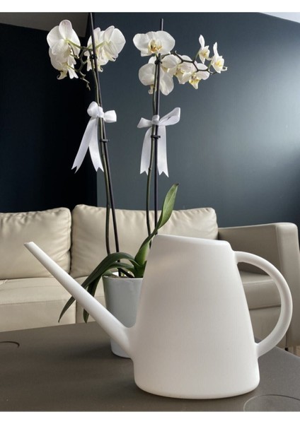 Sulak Çiçek Sulama Kabı 1,7 Litre Beyaz Renk