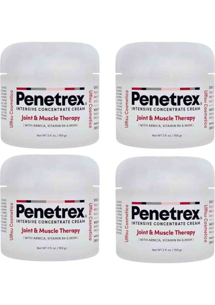 Penetrex Ağrı Giderici Krem 4 Adet - Tüm Vücut Ağrılarınız İçin Diz Bel Eklem Kemik Kas Sırt Bilekler Boyun Omuz