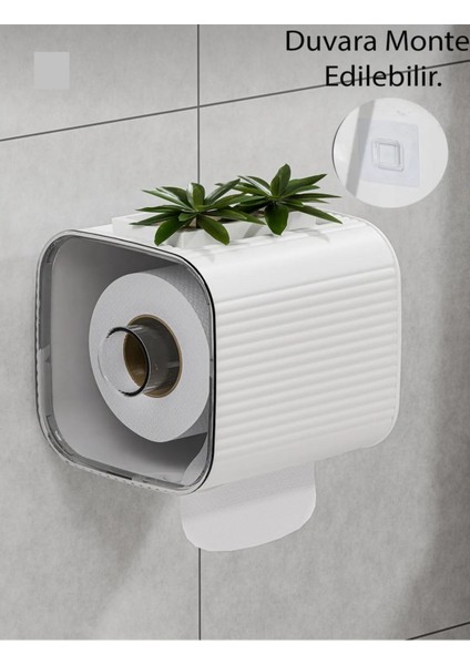 Yapışkan Askılı Tuvalet Kağıtlığı