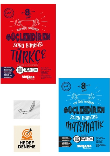 Ankara 8.sınıf Güçlendiren Türkçe Matematik Soru Bankası Hedef Deneme