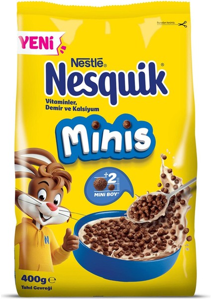 Nesquık Minis Mısır Gevreği 400 gr x 6 Adet fiyatları