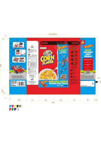 Gold Corn Flakes Tam Tahıl Mısır Gevreği 400 gr x 1 Adet fiyatları