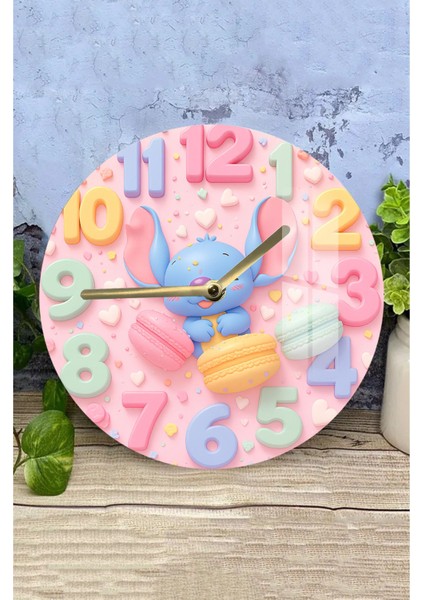 Evinize Neşe Vs Tatlılık Katacak Muhteşem Tasarım 3D Görünümlü Temperli Cam Saat – 33 cm CSDW250 fiyatları