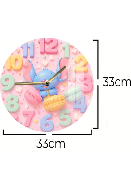 Evinize Neşe Vs Tatlılık Katacak Muhteşem Tasarım 3D Görünümlü Temperli Cam Saat – 33 cm CSDW250 indirimleri
