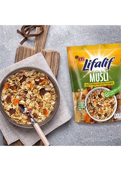 Lifalif Kuru Meyveli ve Fındıklı Müsli 350 gr x 1 Adet modelleri