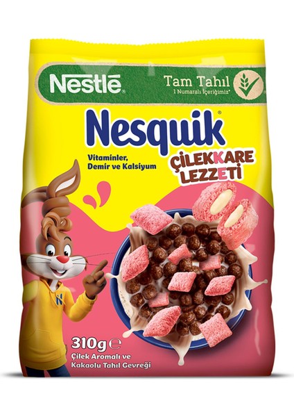 Çilekkare Çilek Aromalı Tahıl Gevrek 310 gr x 1 Adet