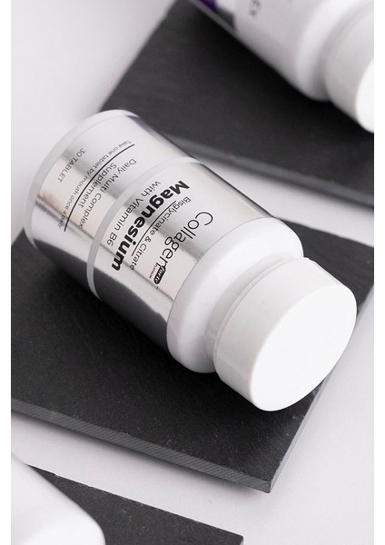Colagen Magnezyum Complex 30 Tablet 500 Mg Bisiglinat, Sitrat, Vitamin B6, C Vitamini fiyatları