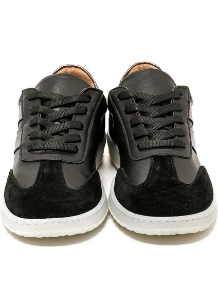 Kadın Sneaker ( Günlük) RC-25Y-055-M2004 John May Siyah Süet-Siyah Cilt-Siyah Rugan fırsatları