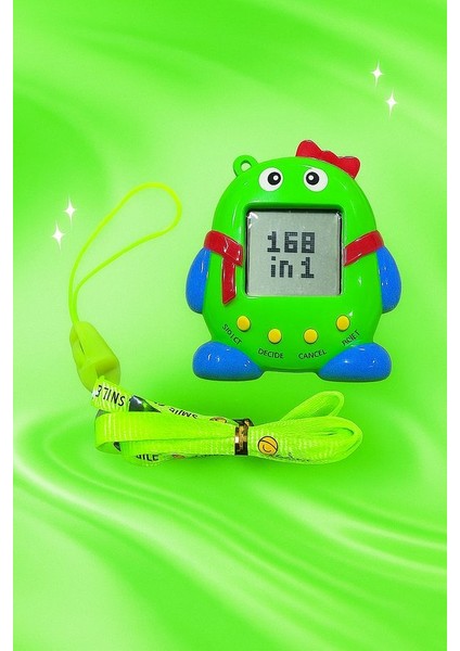 5x6 cm Nostaljik Sanal Bebek Penguen Figürlü Özel Kordonlu Oyuncak Yeşil