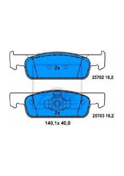 3032450 - Fren Balatası Ön Clıo Iv Clıo Symbol Iıı 12> Twıngo Iıı / Logan Iı 12> Sandero Iı 12> (2000)