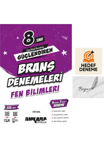 Ankara 8.sınıf Fen Bilimleri Güçlendiren Branş Denemeleri Hedef Deneme