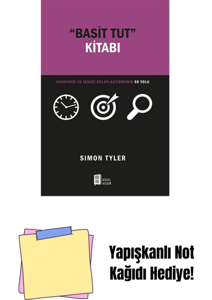 Basit Tut Kitabı + Yapışkanlı Not Kağıdı