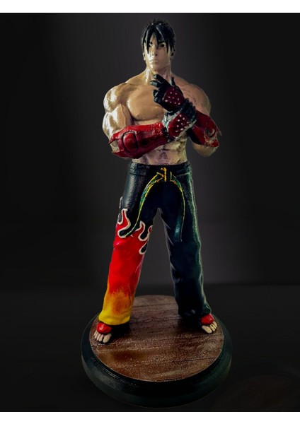 3D Jin Kazama Figür,aksiyon Figürü,tekken Dövüş Oyunu, Kazama Biblo HEYKEL-25CM fırsatları