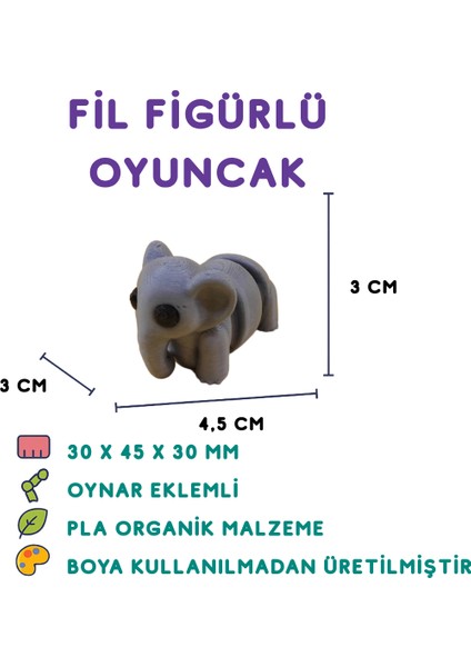 7'li Set (Hindi Bukalemun Kedi Su Samuru Yunus Fil Puma…)