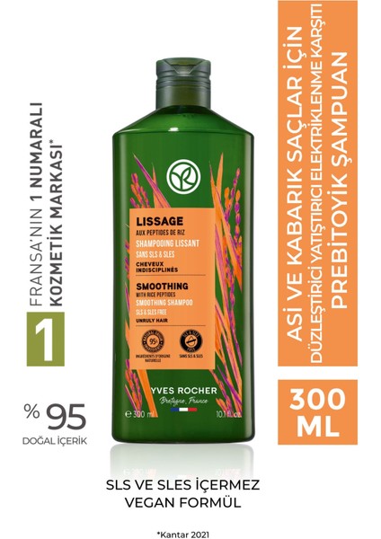 Asi ve Kabarık Saçlar İçin Şampuan 300 ml