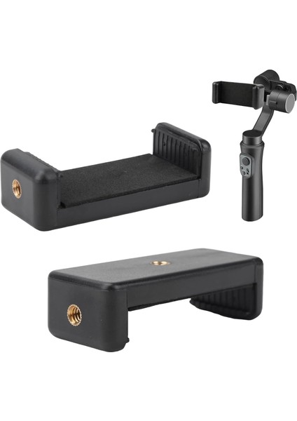 Akıllı Telefon Tutucu, Tripod Montaj Adaptörü, Klipsli Konnektör Başlığı, Selfie Çubuğu Başlığı, Seyahat Mini Tripod