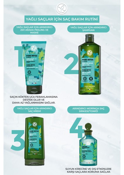 Pure Detox Yağlı Saçlar İçin Arındırıcı Vegan Şampuan 300 ml