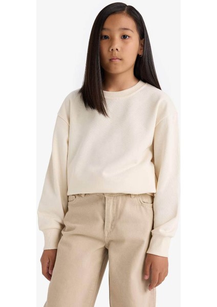 Ekru Kız Çocuk Sweatshirt A2797A8/ER134 fırsatları