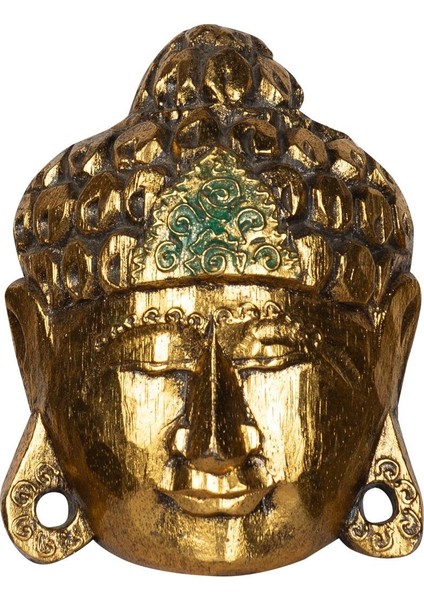 Ahsap Buda Maske El Yapımı Dekoratif Duvar Tablosu