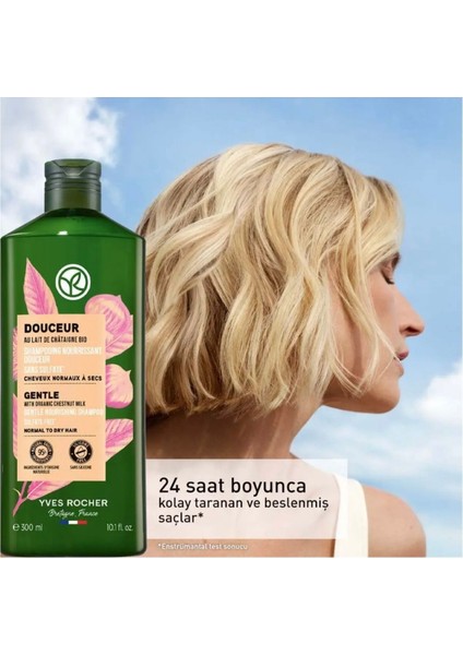 Organik Kestane Sütü Besleyici Kolay Tarama Şampuanı 300 ml fırsatları