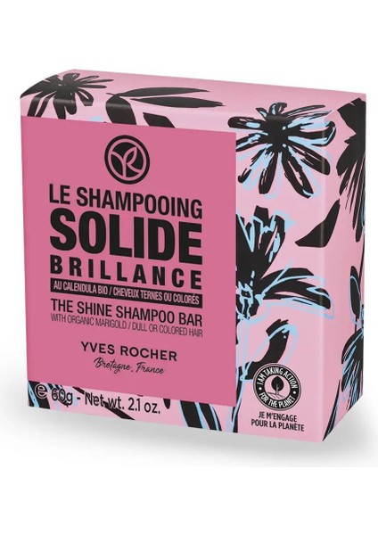 Brillance Parlaklık Veren Katı Şampuan Cansız Saçlar 60 gr