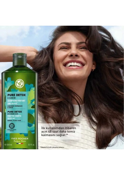 Pure Detox Detoks Etkili Sülfatsız Şampuan Yağlı Saçlar İçin Arındırıcı Şampuan 300 ml fırsatları
