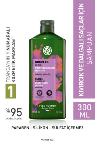 Kıvırcık Saçlar Bukle Belirginleştirici Şampuan - Masaj Fırçası Hediye