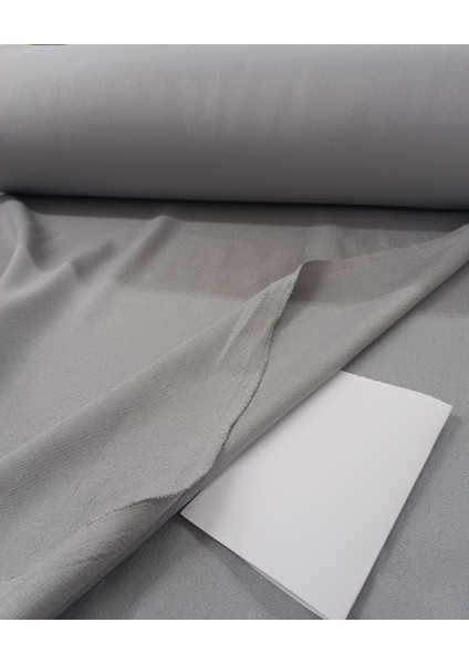 Gümüş Gri - Ince Dokulu Keten Fon Perde - Pilesiz Düz Dikim - GM7000 fiyatları