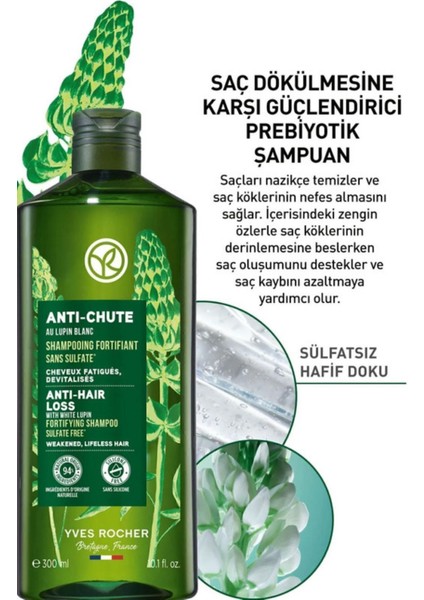 Saç Dökülme Karşıtı (Anti-Chute) Güçlendiri Ci Prebiyotik Şampuan - Sülfatsız &-300 ml fiyatları