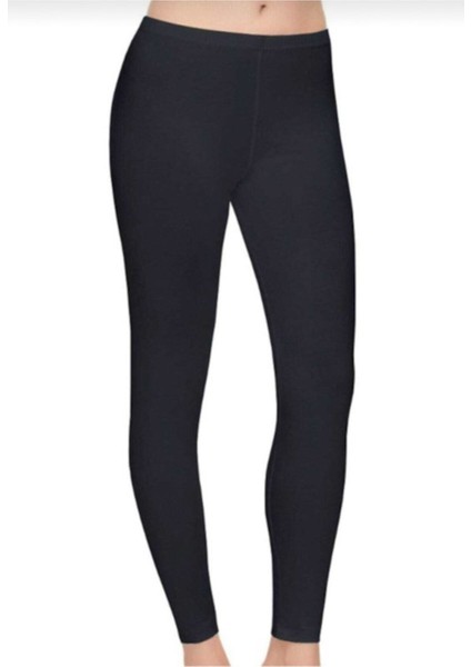 Kadın Siyah Termal Tayt