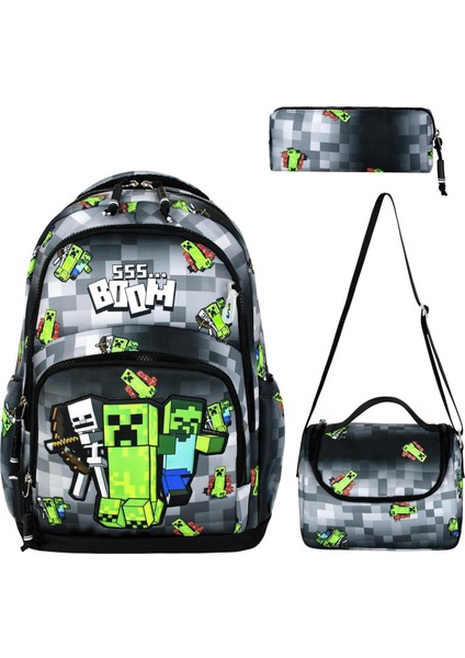 Ultra Lüks Erkek Çocuk Ortopedik Su Geçirmez İlkokul Çantası Termal Beslenme Ve Kalemlik