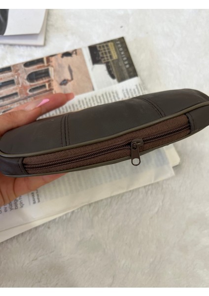 Retro Sunı Deri Acı Kahve Cüzdan fırsatları