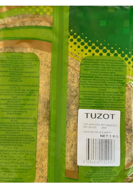 Tuzot fiyatları