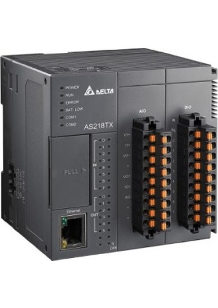 AS218TX-A ,8D/2A 12N/2A Ethernet Canopen Plc Cpu Modül