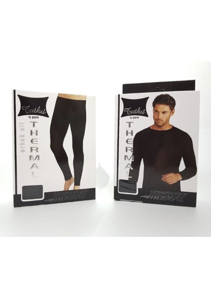 Erkek Termal Tayt ve Atlet Takım 2'li Set