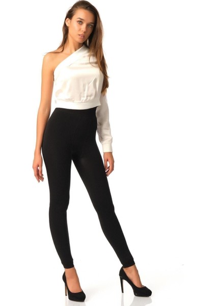 Termal Peluş Tayt Siyah | S-M Beden fiyatları