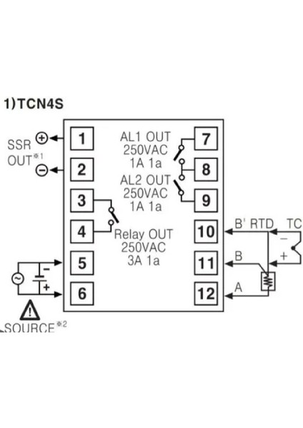 TCN4S-24R ,48X48MM 110V..220VAC PT100/TC Röle/ssr Isı Kontrol fiyatları