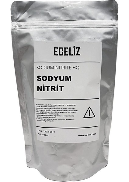 Sodyum Nitrit, Sodium Nitrite, 500GR