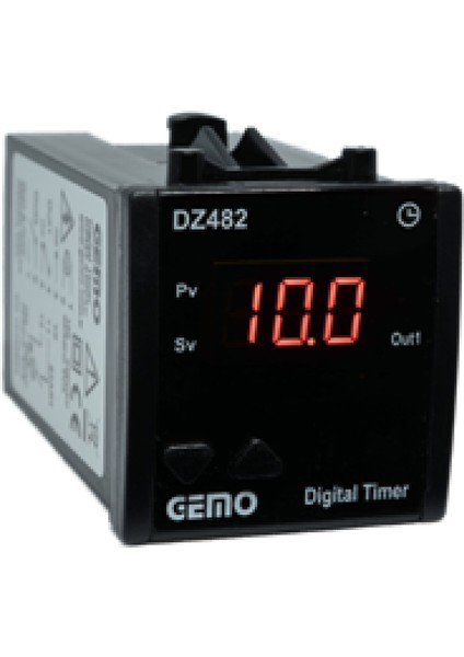 DZ482-24VDC ,48X48MM 24VDC KONTAK-2A1K Start Girişli Zaman Röle